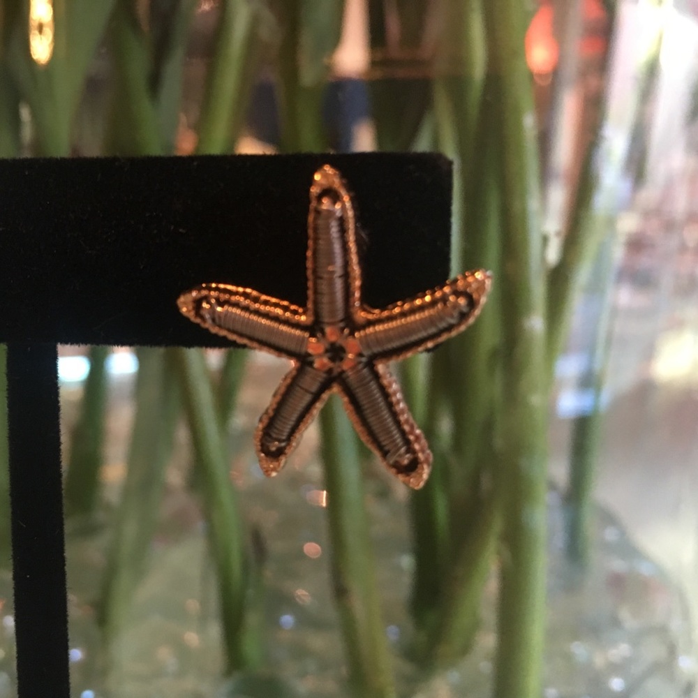 Starfish earrings - Picture 2 of 2